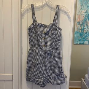 Abercrombie plaid romper